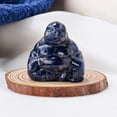 thumbnail image 2 of Birdeem Figurines Feng Shui de Buddha Rieur Heureux en Cristal Sculpté Richesse, 2 of 12