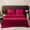 Wine-Free Size, variant on FHBVT Solid Matte Satin Hotel Silk Bed Sheet Pillowcase Twin Size Soft Smooth Microfiber Sheet for Bedroom Home Guest Rooms, Breathable Lustrous Sheet Set Enhances Sleep Quality for Holiday Bedroom