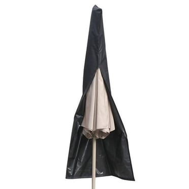 Housse de Fermeture Éclair pour Parasol de Patio Imperméable - Housses de Parasol Résistantes s'Adaptent aux Parasols de Marché Extérieurs Housse de Parasol Extérieur