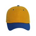 thumbnail image 2 of Casquette de Baseball Bicolore Ajustable, Jaune Bleu, 2 of 2