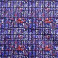 thumbnail image 1 of oneOone Tissu en Viscose Chiffon Violet Abstrait Matériel de Robe Tissu Imprimé Tissu au Mètre 42 Pouces de Large, 1 of 4