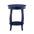 thumbnail image 3 of Bowery Hill Table d'Appoint Moderne / Contemporain en Bois, Bleu Marine, 3 of 11