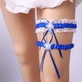 thumbnail image 3 of Wedding Bridal Legs Garter Set Bridal Garters Lace Belt Wine Red, 3 of 5