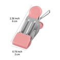 thumbnail image 3 of Home Savings and Storage Items Clearance!Pcksrro Dipped Plastic Pants Clip Seamless Drying Stainless Steel Pants Rack Windproof Small Clip Fixed Clothes Clip Household Strong Metal Clothes Drying, 3 of 3