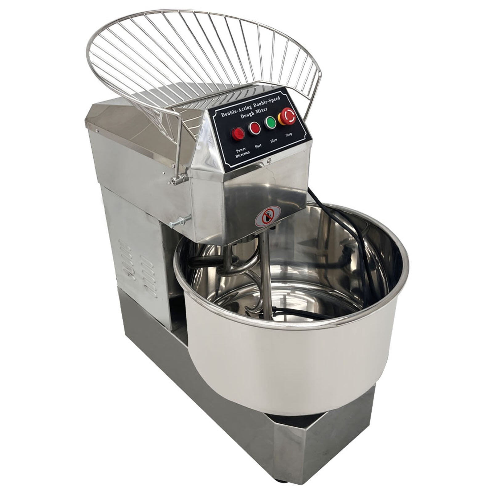 40L Commercial Dough Mixer Dough Kneading Machine Double Action Double Speed Baking Equipment 110V
