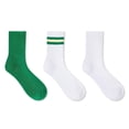 thumbnail image 1 of George Women's Mid-Crew Socks 3-Pack, 1 of 1