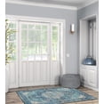 thumbnail image 4 of Tapis d'appoint lavable Sariah 3 pi x 5 pi sarcelle et ivoire, 4 of 7