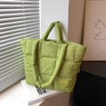 thumbnail image 4 of Women Light Shopping Bag Solid Color Large Capacity Soft Ladies Girls Trendy Bag, 4 of 9