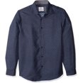 thumbnail image 2 of Azaro Uomo Chemise Habillée Brillante pour Homme Sans Plis, Décontractée, Boutonnée, Non Rentrée, Feuille d'Argent Bourgogne, m, 2 of 6