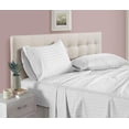 thumbnail image 1 of 700 Thread Count 100% Egyptian Cotton 4-Piece Bed Sheet Set (1 Flat, 1 Fitted Sheet, 2 Pillow Covers) 15 Inches Deep Pocket Size Stripe Pattern, 1 of 4
