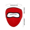 thumbnail image 3 of TOUMENY Winter Face Mask, Thickened Fleece Neck Ear Protection for Skiing Snowboarding, Cold Weather Windproof Breathable Full Coverage Balaclava, 3 of 5