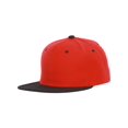 thumbnail image 1 of CTH Casquette Snapback Vintage 2 Tons, Rouge Noir, 1 of 2