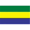 thumbnail image 1 of Annin Flagmakers 192753 Drapeau du Gabon Nyl-Glo 2 Pi X 3 Pi, 1 of 1