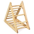 thumbnail image 2 of Costway Wooden Climbing Pikler Triangle with Climbing Ladder For Toddler Step Training, 2 of 10