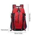 thumbnail image 3 of EGNMCR Multi High Capacity Functional Backpack Pack Double Shoulder Hip Belt Bag Compartment Computer Bag Water Resitive Travel Bag Pouch Hiking Climb Outdoor Backpack Polyester outdoor backpack, 3 of 6