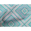 thumbnail image 4 of oneOone Cotton Cambric Fabric Diamond|Triangle & Check Geometric Print Fabric By The Yard 56 Inches Wide, 4 of 4