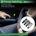 thumbnail image 3 of Unique Bargains Window Lift Switch Panel Trim Cover for Mazda CX-50 2023-2025 Front Rear Car Door Window Control Button Interior Accessories Carbon Fiber Black, 3 of 6