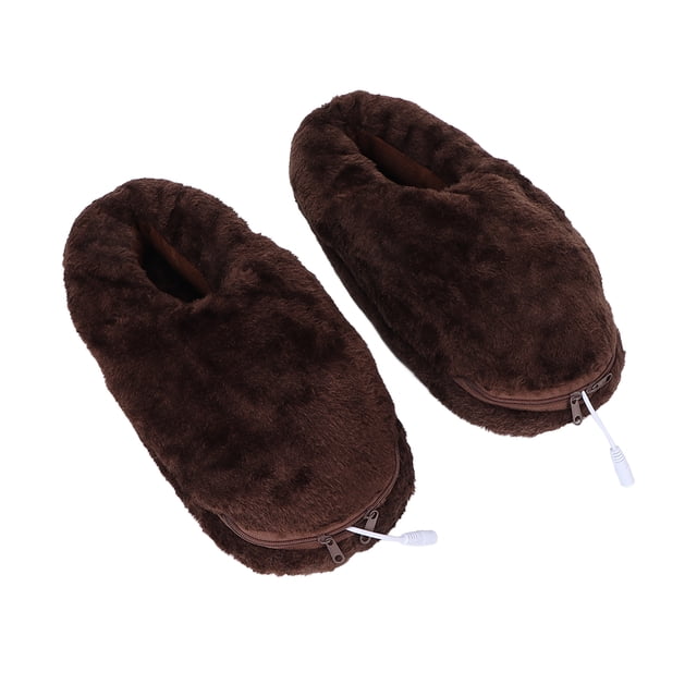 Electric Heated Slippers, Temperature Adjustable Washable Slip Heating Slippers For Outdoor Activities For Men Women For Winter