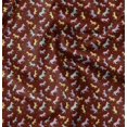 thumbnail image 1 of Soimoi Red Velvet Fabric Wild Animal Print Fabric by Yard 58 Inch Wide, 1 of 5
