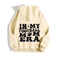 thumbnail image 4 of WEAIXIMIUNG Sweat à Capuche pour Enseignant 3X, Imprimé Lettre de Football pour Femmes (Style 3), 4 of 5