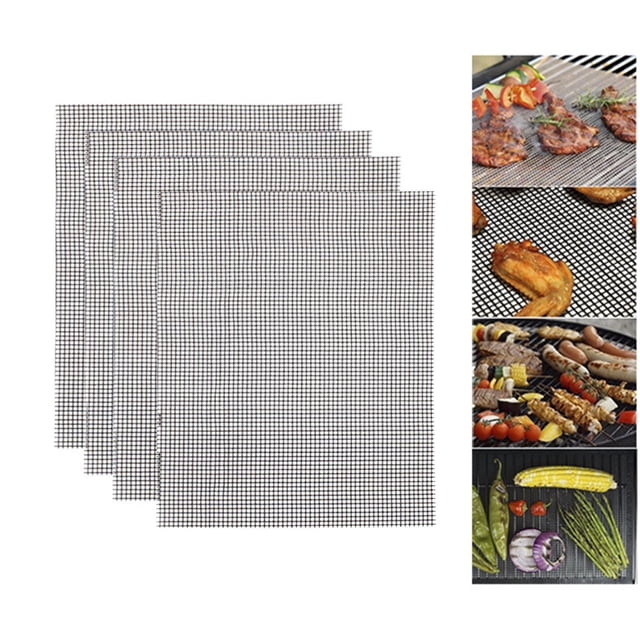 Dvkptbk Grill Holder Bbq Grill Net Rectangle Mesh Non-Stick Meat Oven Grill Kitchen Gadgets