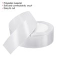 thumbnail image 3 of Unique Bargains 1.5 Inch Wide 24 Yards Satin Ribbon, 2 Pack Double Face Solid Crafts Roll for Party Home DIY Wrapping Decoration, White, 3 of 6