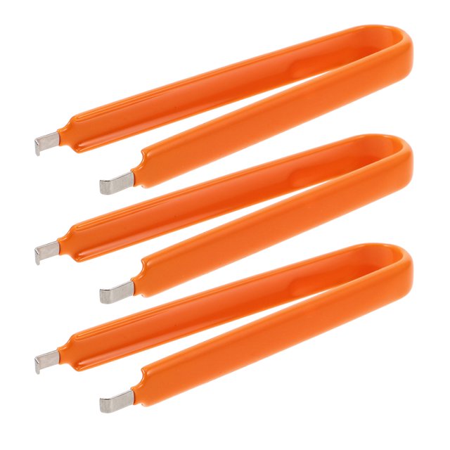 Shisuyan Outils pour Voiture Orange en Acier Inoxydable pour Outils Automobiles 3 Pcs
