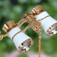 thumbnail image 3 of XZNGL Night Binoculars with Night Vision Opera Glasses 3X25 All Metal White Chrome Plated Night Vision Binoculars with Wide Focusing Angle and High-Definition, 3 of 6