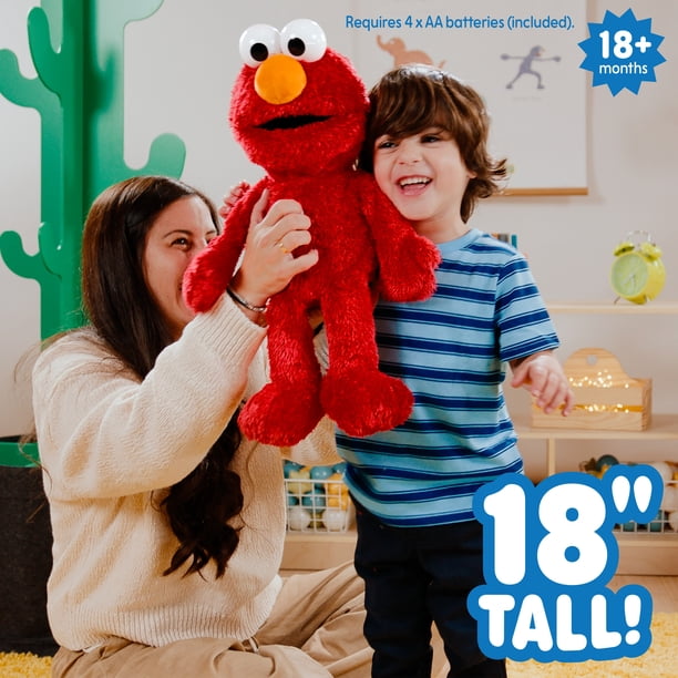 English Only-Sesame Street Tickle Me Elmo Giggle Max Interactive