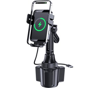 Chargeur de voiture sans fil, MOKPR 15W/10W/7.5W Support de carte de téléphone, montage de voiture de charge rapide de serrage automatique, Air Porte-téléphone pour iPhone 16 COMMISSION ÉCONOMIQUE POUR L'EUROPE pro