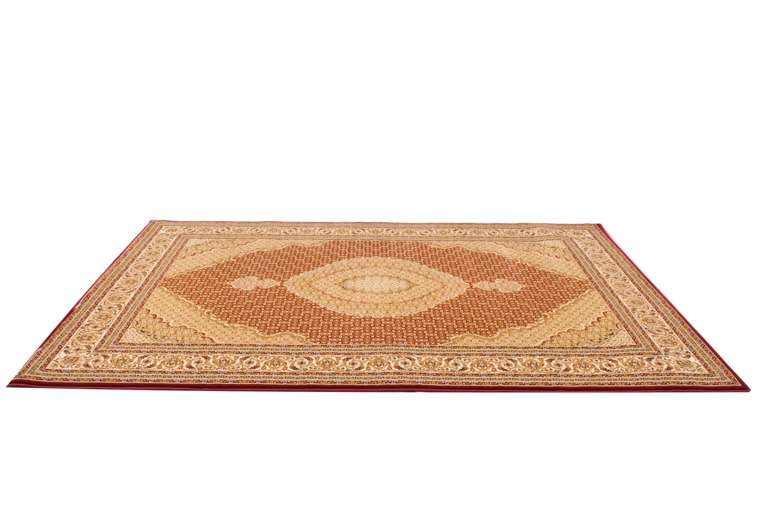 Rug Branch Majestic Collection Traditional Doormat Area Rug Entrance Floor Mat (2x6 feet) - 2'3" x 6', Red