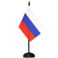 thumbnail image 1 of ANLEY Russia Deluxe Desk Flag Set - 6 x 4 Inch Miniature Russian Desktop Flag with 12" Solid Pole, 1 of 7