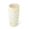 thumbnail image 2 of TAL 16oz Stainless Steel Aspen Coffee Tumbler, Checkered, 2 of 4