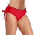 thumbnail image 3 of zanvin Bas de Bikini pour Femmes Taille Basse Échancrés Aguichant Bas de Maillot pour Femmes, Rouge, m, 3 of 4