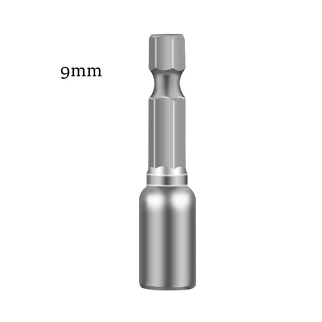 Lefu 6-13mm Impact Socket Magnetic Nut Screwdriver 1/4" Hex Shank Electric Drill Bit