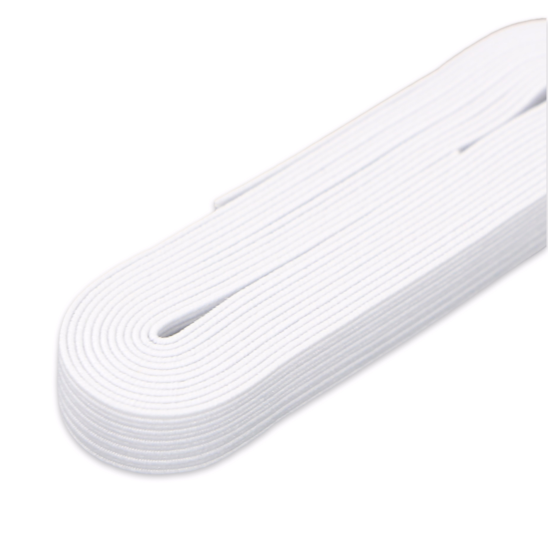 UNIQUE CREATIV blanc Jumbo Braided Elastic, 13 mm (0.51 in), 1 m (1.09 yd)