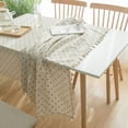 thumbnail image 1 of Wzzjkit Table Cloth Blue Daisys Printing Small Fresh Rustics Tablecloth Tablecloth Household Cover Tassel Lace, 1 of 9