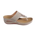 thumbnail image 2 of LSLJS Hollow Metal Circle Thick-soled Wedge Heel Flip-flops Women, Womens Flip Flops, 2 of 5
