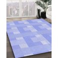 thumbnail image 3 of Ahgly Tapis Rectangulaire Lavable en Machine Intérieur Transitionnel Bleu Ciel, 5 Pieds x 8 Pieds, 3 of 7