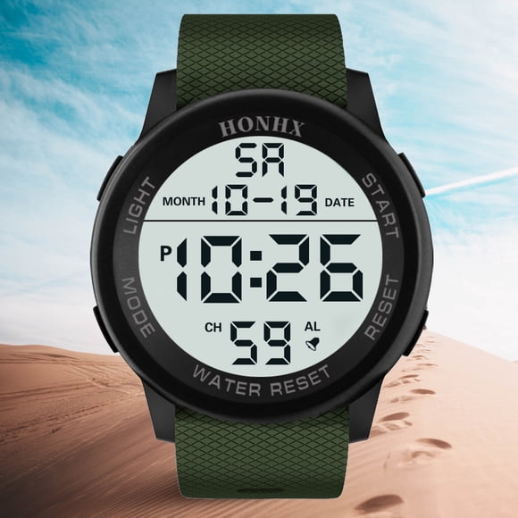 RKSTN Mens Watches Luxury Analog Digital Military Sport LED Wrist Watch Mens Watches