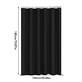 thumbnail image 1 of SDNall Fabric Shower Curtain Liner, Waterproof and Quick-Drying Polyester with Reinforced Header and Rust-Resistant Grommets for Bathroom, 1 of 6