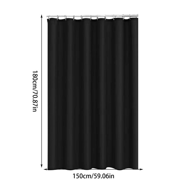 SDNall Fabric Shower Curtain Liner, Waterproof and Quick-Drying Polyester with Reinforced Header and Rust-Resistant Grommets for Bathroom