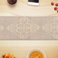 thumbnail image 3 of IH Casa Decor Vinyl Table Runner 72" Damask Natural - Ensemble De 2, 3 of 3
