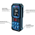 thumbnail image 2 of Bosch GLM165-22 165' BLAZE Ergonomic Cordless Red Digital Laser Measure, 2 of 7