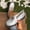 Silver, variant on Wensltd Fall Low Heel Loafer for Women Versatile Solid Color Comfortable Casual Slip-on Shoes Black
