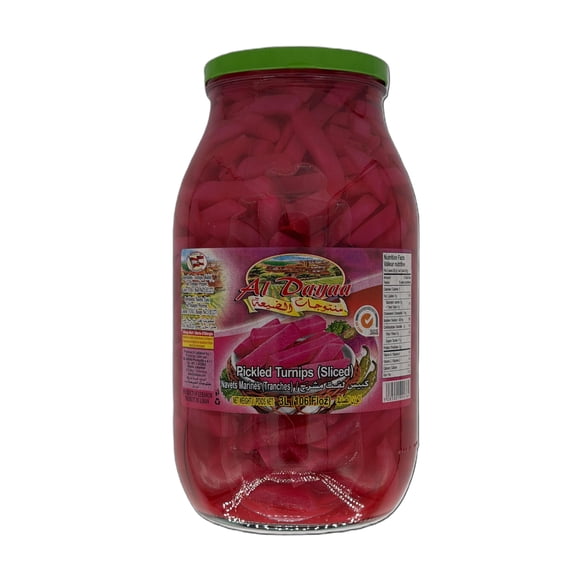 Al Dayaa Pickled Turnips, 3 L Jar