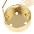 thumbnail image 3 of GUOOL Xmas Decor Rotary Candlestick Candle Holder Tealight Lantern Candelabra Rose, 3 of 9