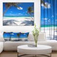 thumbnail image 1 of Coconut Palms at Beach - Photo Landscape Canvas Art Print, 1 of 3