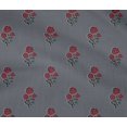 thumbnail image 4 of oneOone Cotton Flex Fabric Leaves & Floral Block Printed Craft Fabric BTY 40 Inch Wide, 4 of 5