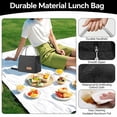 thumbnail image 4 of TIELUTT Sac à Lunch Isolé pour le Travail, Fourre-Tout Thermique Réutilisable avec Sacs de Fruits Frais Étanches, Contenants de Rangement pour Lait pour Réfrigérateur, Contenants Extensibles et Frais, Sac à Collation Réutilisable pour Enfants en Bois avec Poignées, 4 of 4